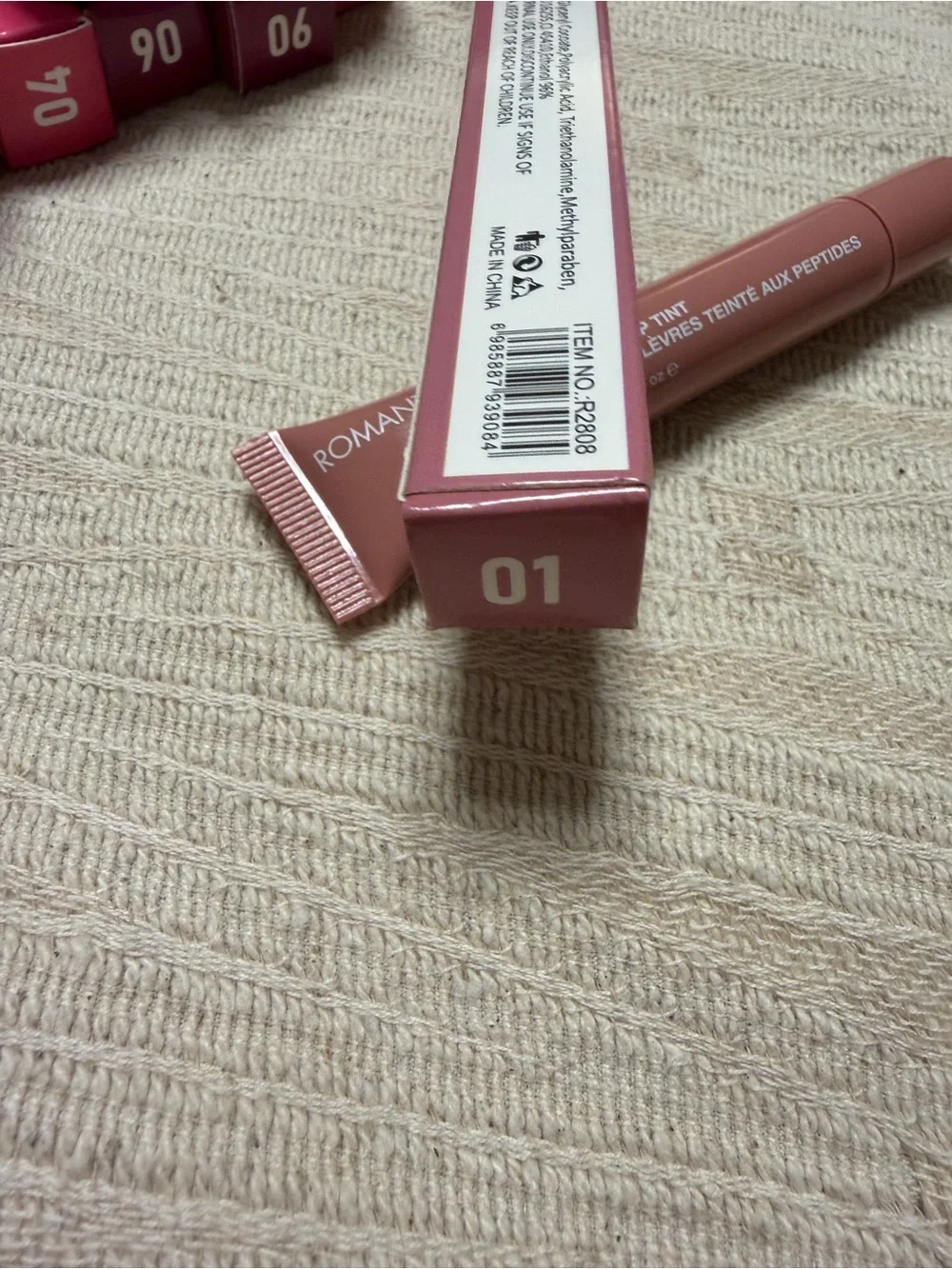 Peptide Lip Tint — Shade 01 Pink Mauve by Romantic Rain NIB